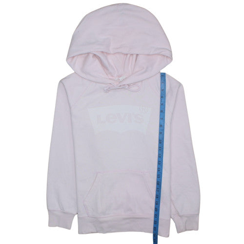 Womens UK Size S Levi's Pink Pullover Hoodie
