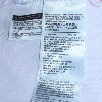 Womens UK Size S Levi's Pink Pullover Hoodie