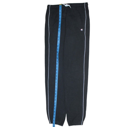 Champion Boys Black 2XL Jogger Trousers with Side Stripe and Drawstring