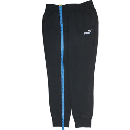 Puma Womens Black Jogger Sweatpants Size S Elastic Waist Pockets