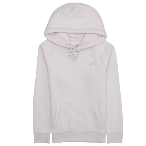 Womens UK Size XS Hollister Pink Pullover Hoodie