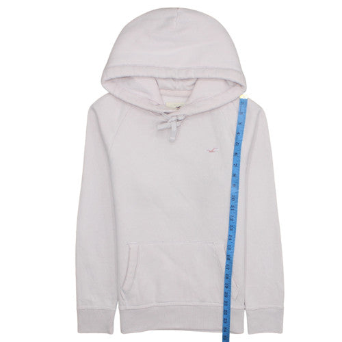 Womens UK Size XS Hollister Pink Pullover Hoodie