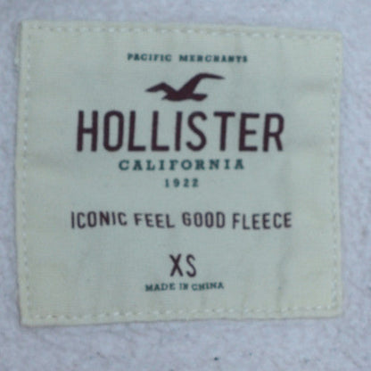 Womens UK Size XS Hollister Pink Pullover Hoodie