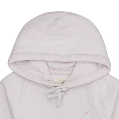 Womens UK Size XS Hollister Pink Pullover Hoodie