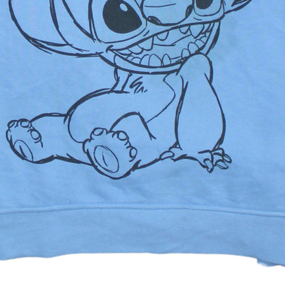 Womens UK Size 12 Disney Blue Pullover Sweatshirt