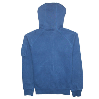 Mens UK Size M Nike Blue Full Zip Hoodie