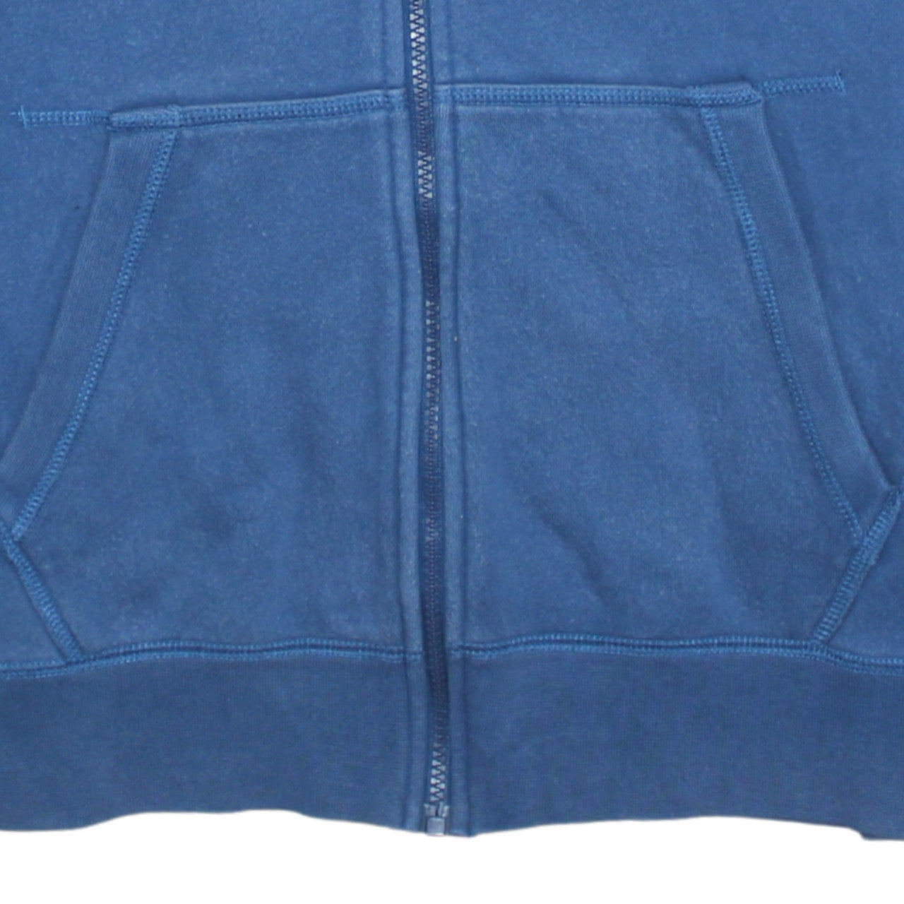 Mens UK Size M Nike Blue Full Zip Hoodie