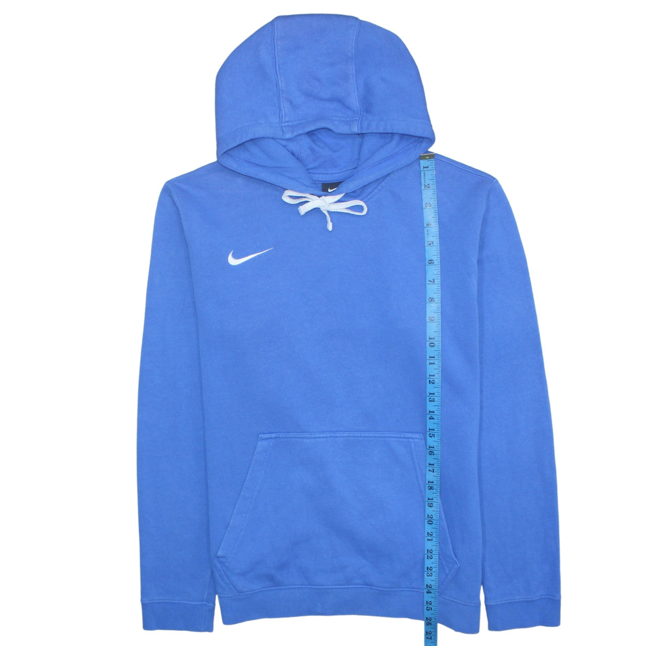 Mens UK Size M Nike Blue Pullover Hoodie
