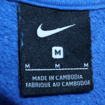 Mens UK Size M Nike Blue Pullover Hoodie