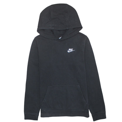 Nike Boys Black XL Pullover Hoodie Long Sleeve Comfortable Cotton Blend