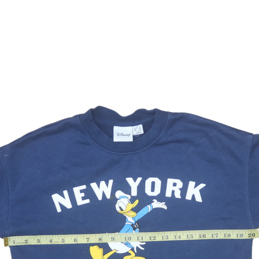 Womens UK Size XS Disney Blue Pullover Sweatshirt