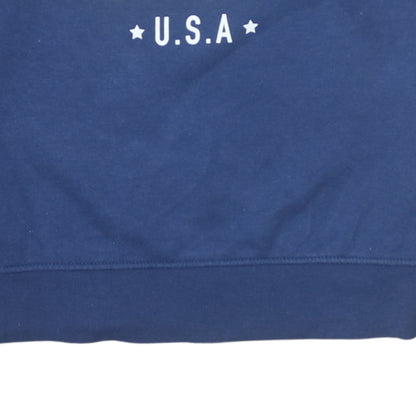 Womens UK Size XS Disney Blue Pullover Sweatshirt