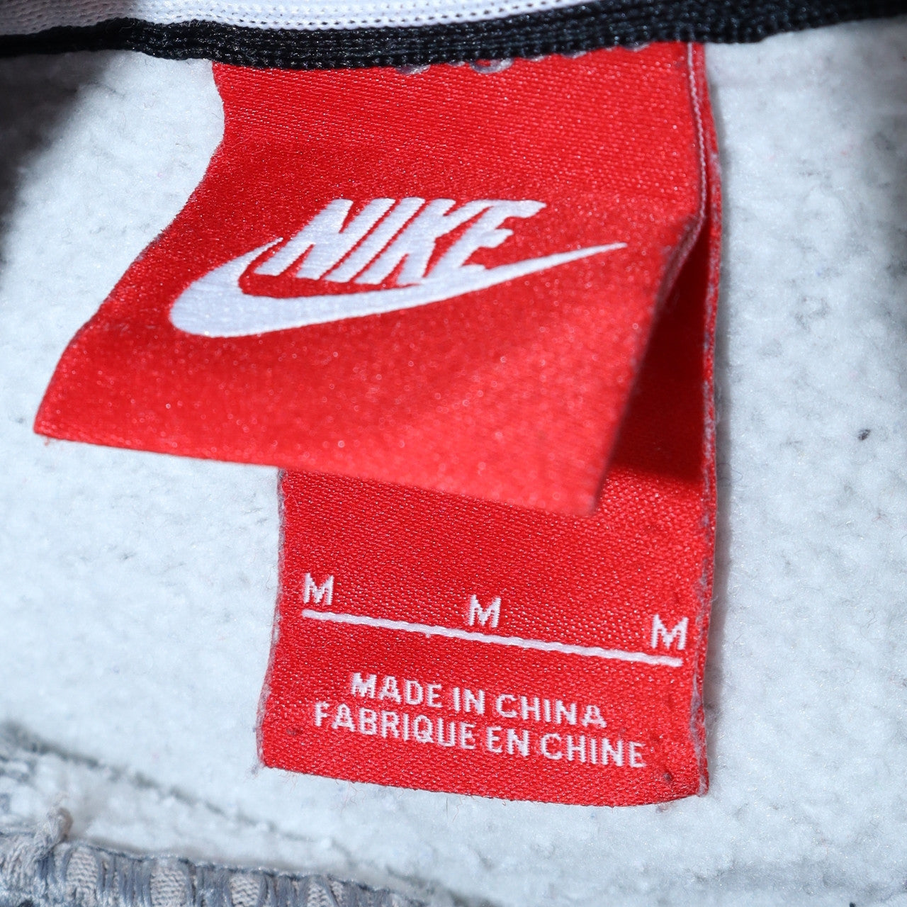 Mens UK Size M Nike Grey Pullover Hoodie