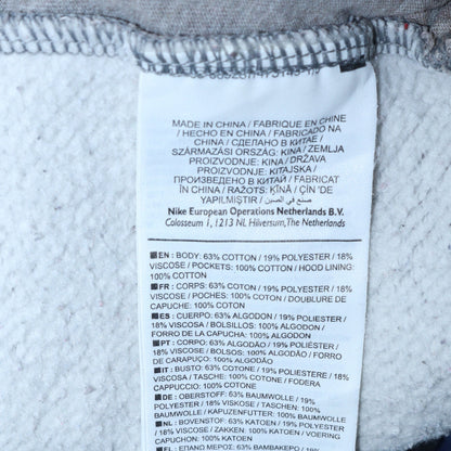 Mens UK Size M Nike Grey Pullover Hoodie
