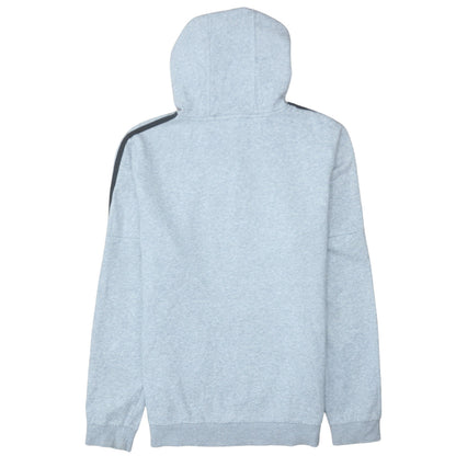 Adidas Boys Grey Pullover Hoodie 15-16 Years Classic Fit Sportswear