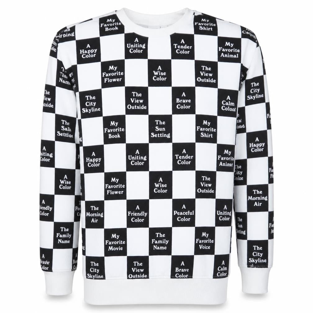Mens UK Size S Vans BlackWhite Pullover Sweatshirt