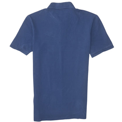 Nike Men's Blue Cotton Polo Shirt Size S Short Sleeve Sportswear