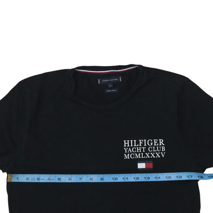Tommy Hilfiger Men's Black Nautical Logo Cotton T-Shirt M