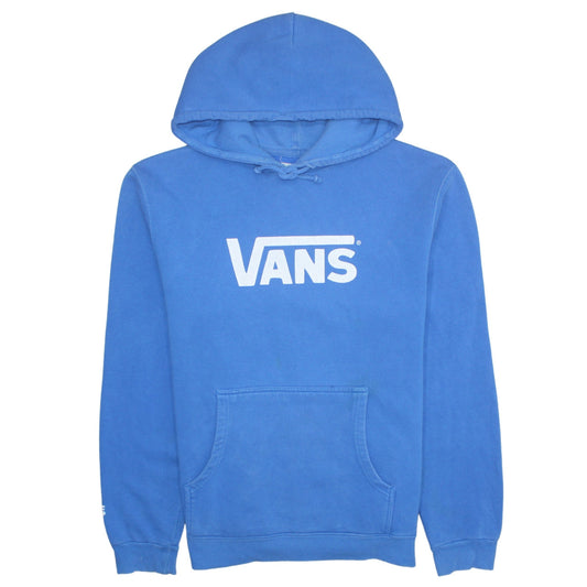 Mens UK Size S Vans Blue Pullover Hoodie