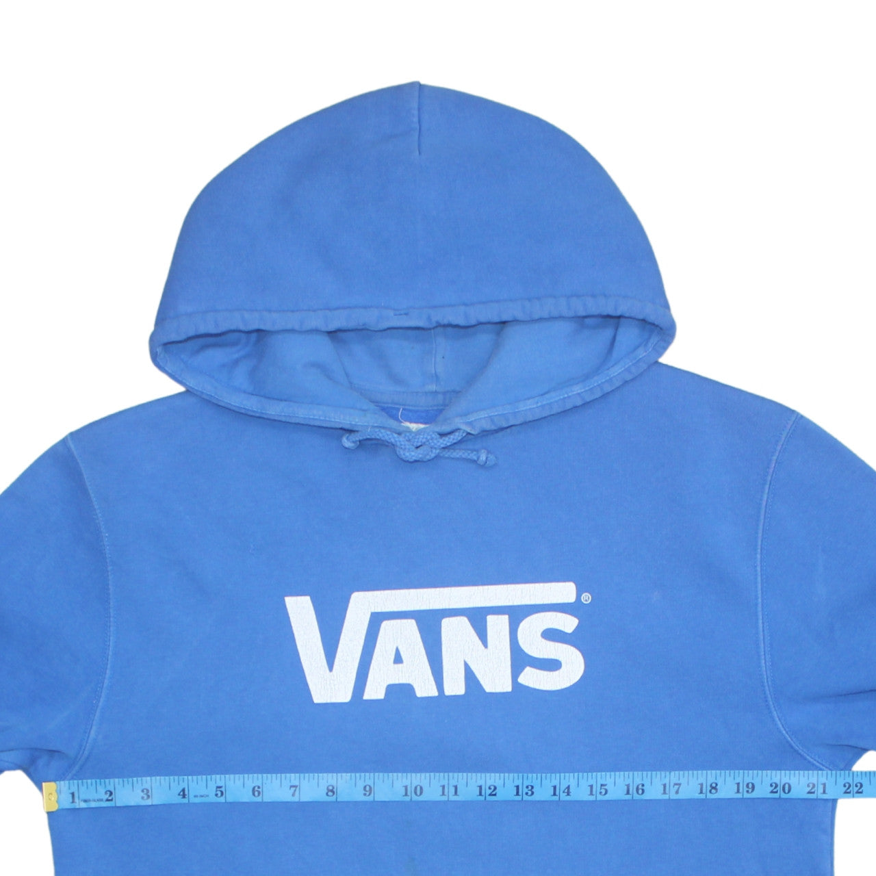 Mens UK Size S Vans Blue Pullover Hoodie