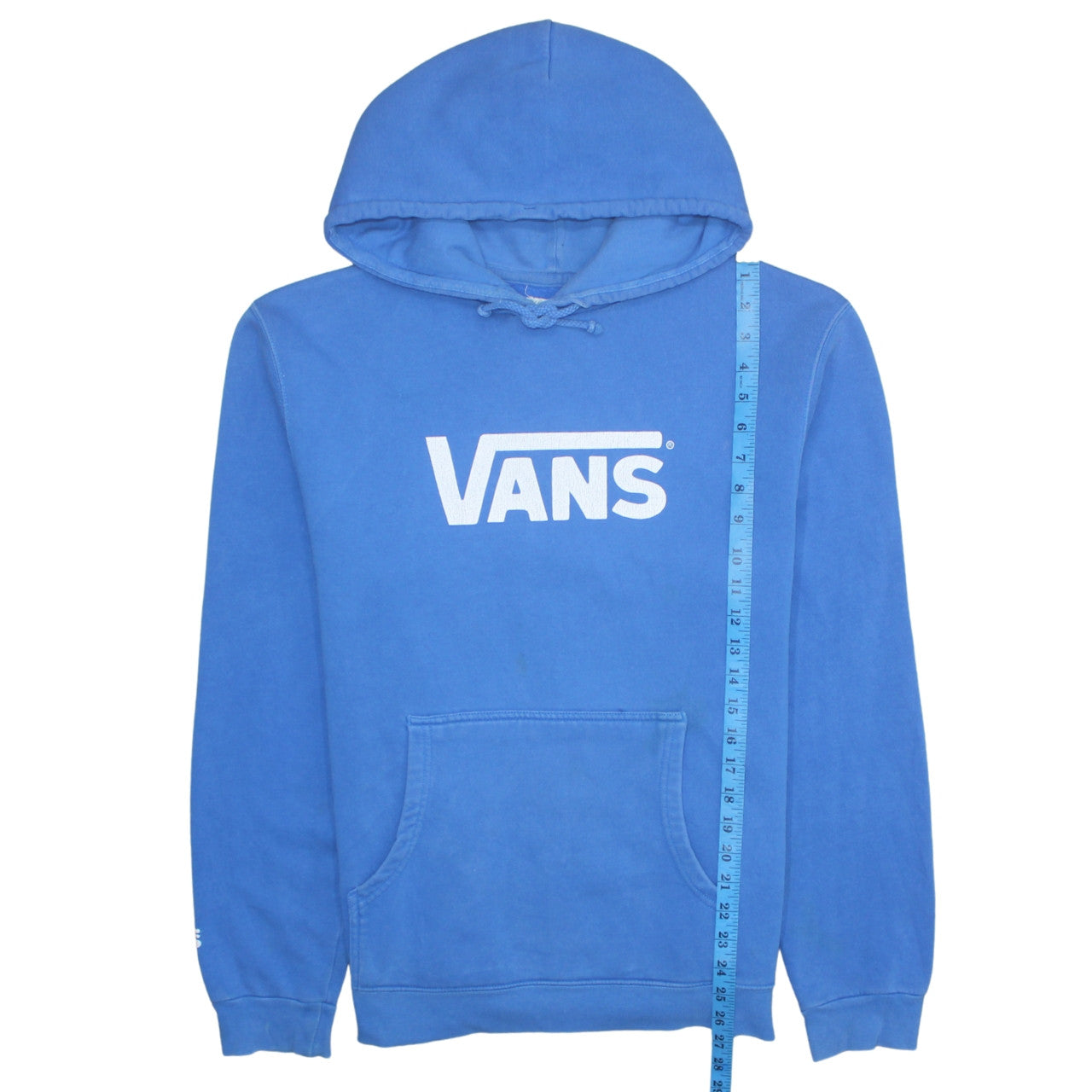 Mens UK Size S Vans Blue Pullover Hoodie