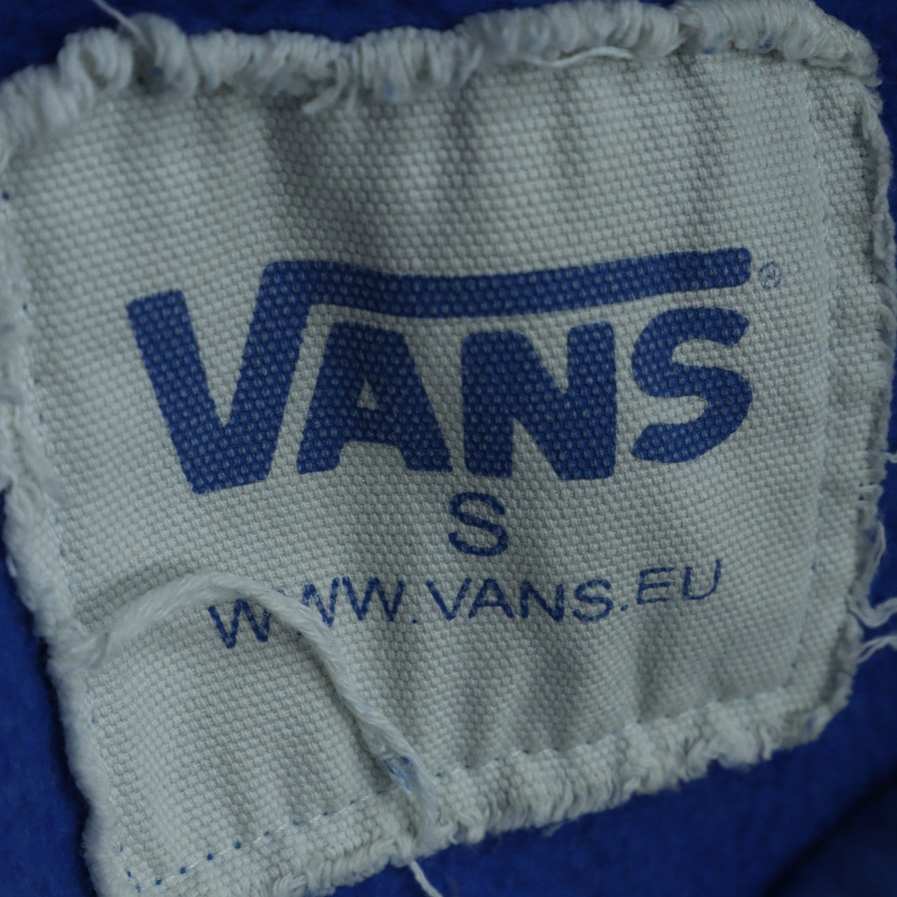 Mens UK Size S Vans Blue Pullover Hoodie