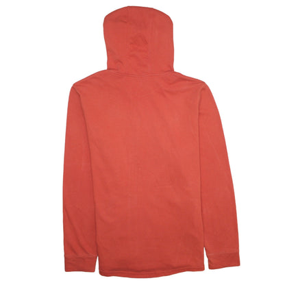 Mens UK Size XL Under Armour Red Full Zip Hoodie