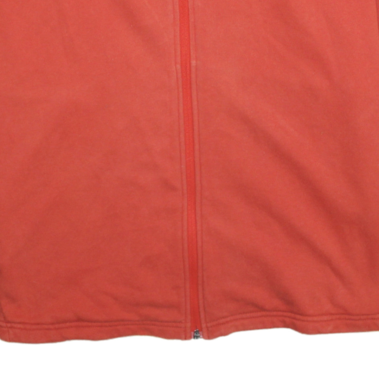 Mens UK Size XL Under Armour Red Full Zip Hoodie