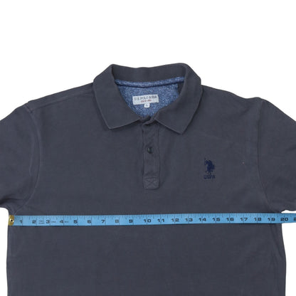 U.S. Polo Assn. Men's Blue L Cotton Polo Shirt Classic Fit