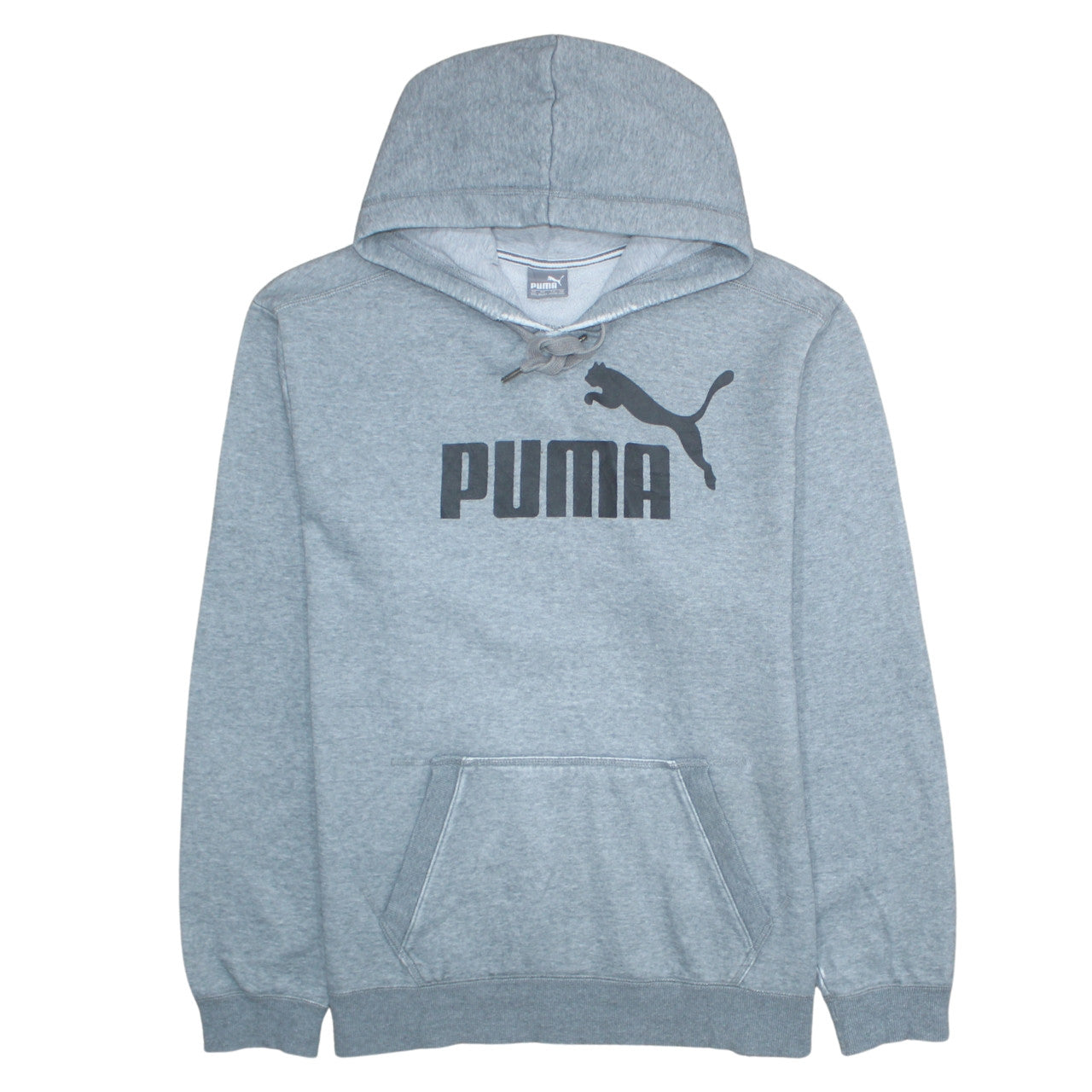 Mens UK Size 2XL Puma Grey Pullover Hoodie