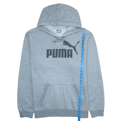 Mens UK Size 2XL Puma Grey Pullover Hoodie