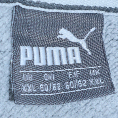 Mens UK Size 2XL Puma Grey Pullover Hoodie