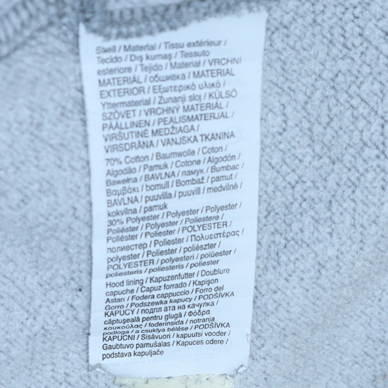 Mens UK Size 2XL Puma Grey Pullover Hoodie