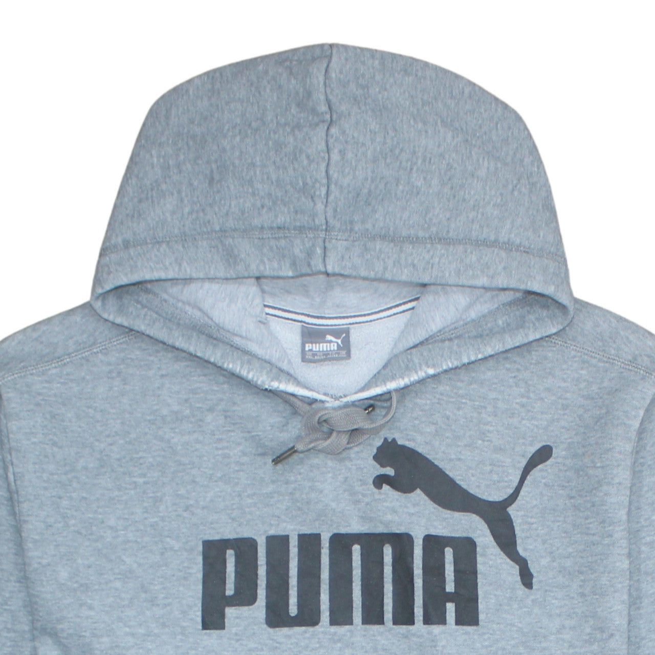 Mens UK Size 2XL Puma Grey Pullover Hoodie