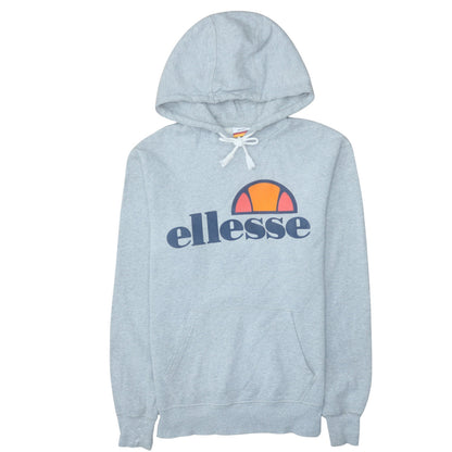 Mens UK Size M Ellesse Grey Pullover Hoodie