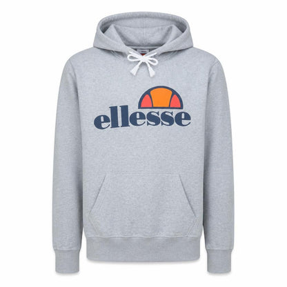 Mens UK Size M Ellesse Grey Pullover Hoodie