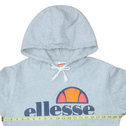 Mens UK Size M Ellesse Grey Pullover Hoodie