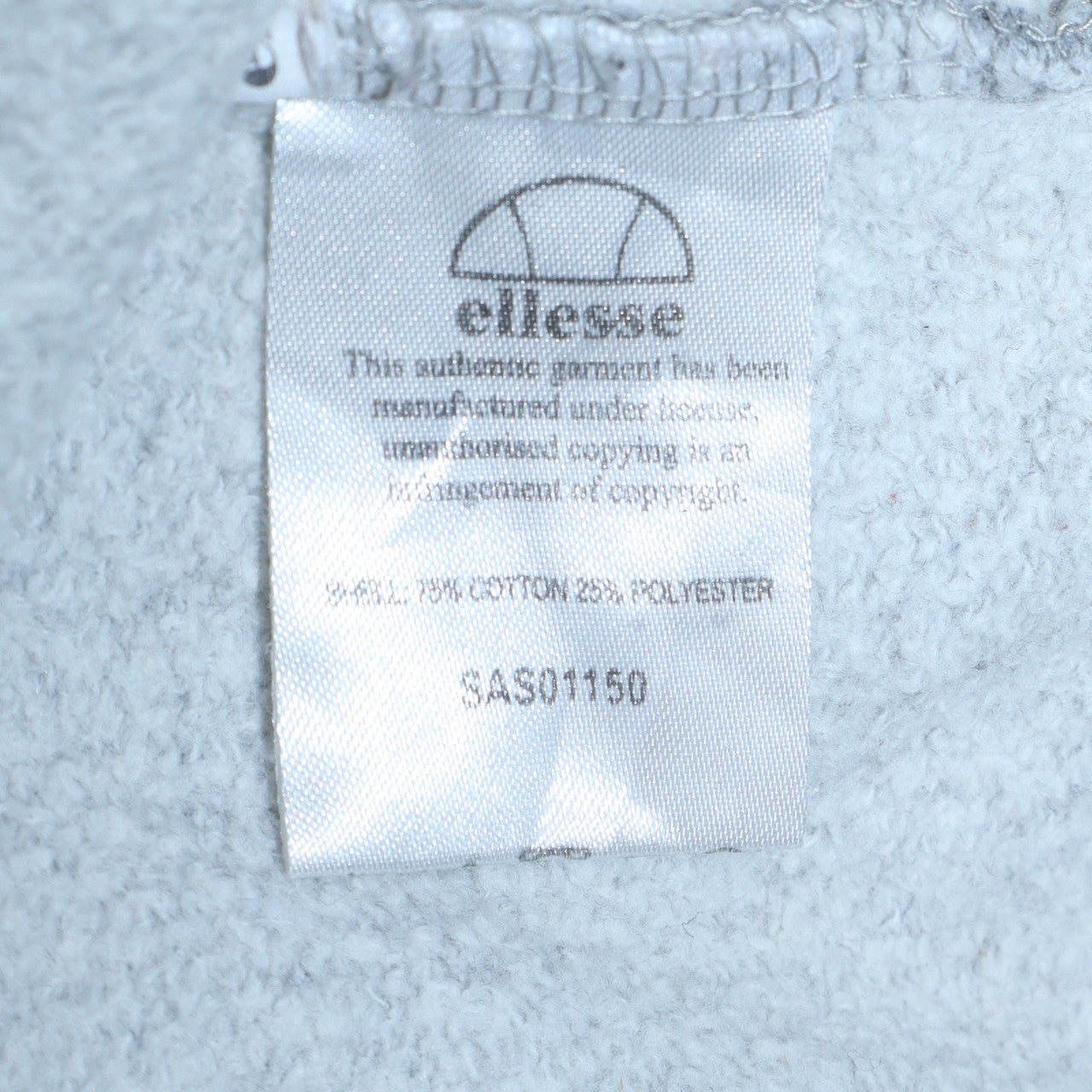 Mens UK Size M Ellesse Grey Pullover Hoodie