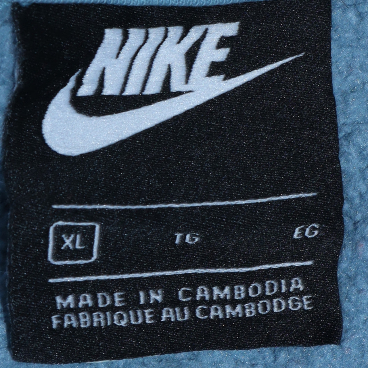Mens UK Size XL Nike Blue Pullover Hoodie