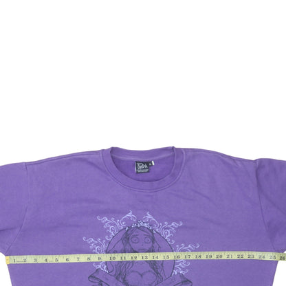 Womens UK Size XL Corpse Bride Purple Pullover Sweatshirt