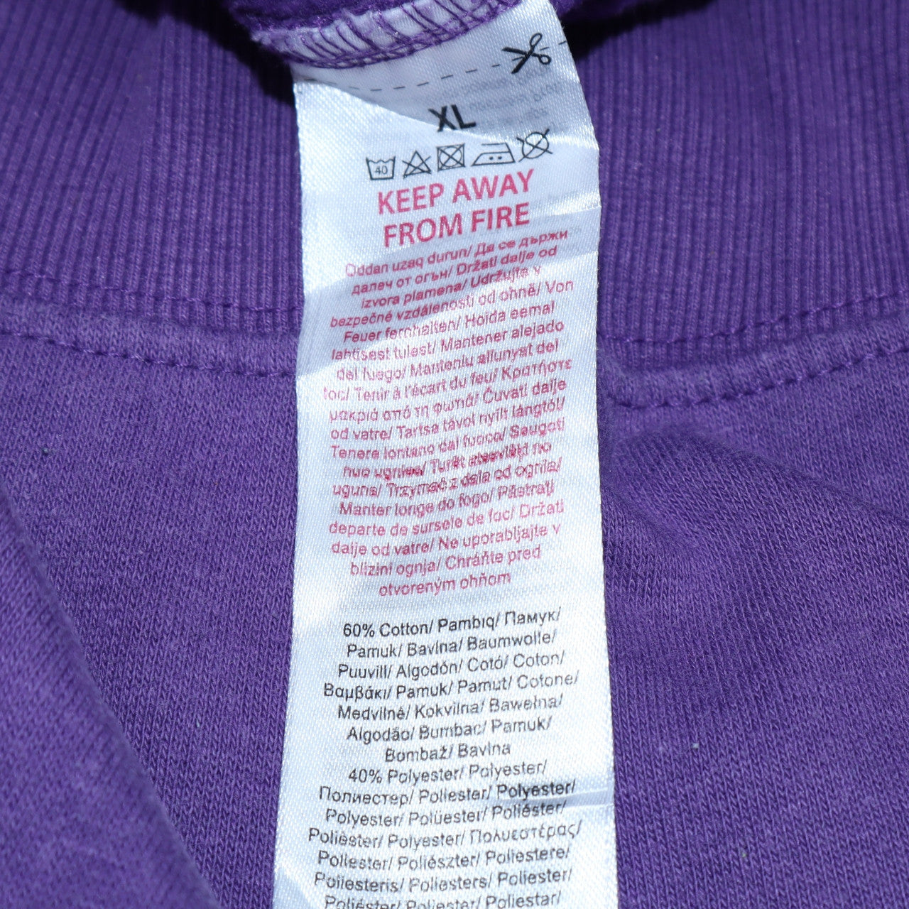Womens UK Size XL Corpse Bride Purple Pullover Sweatshirt