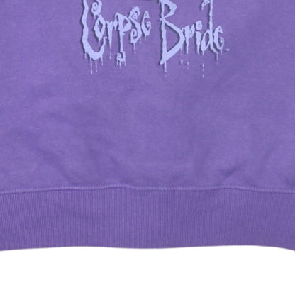 Womens UK Size XL Corpse Bride Purple Pullover Sweatshirt