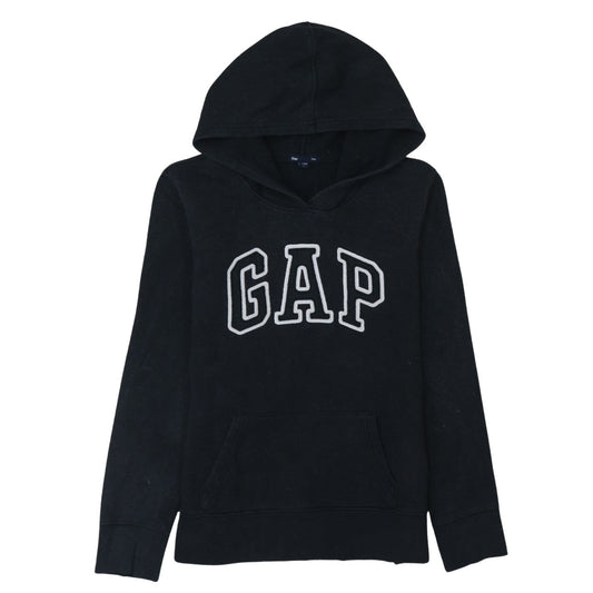 Womens UK Size M GAP Black Pullover Hoodie