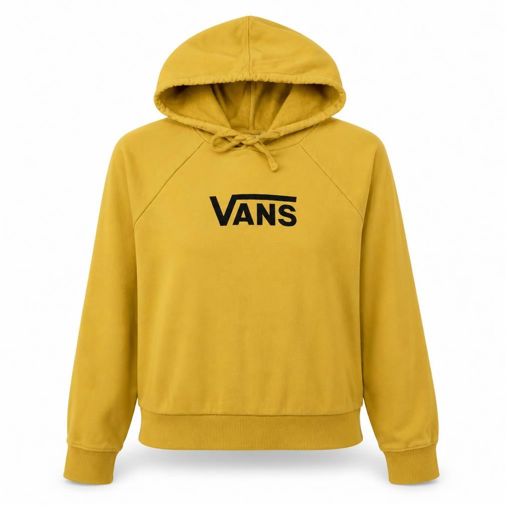 Womens UK Size M Vans Yellow Pullover Hoodie