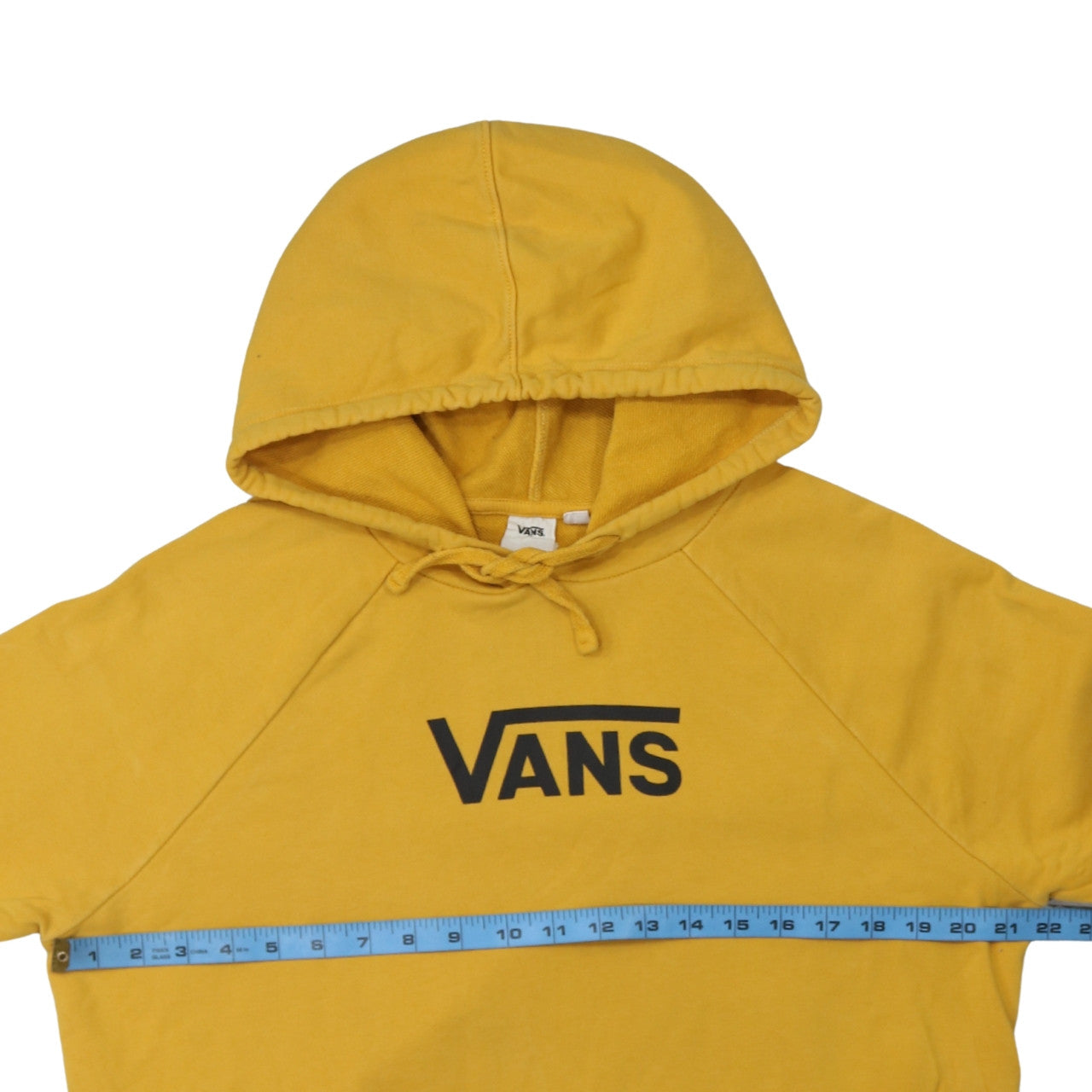 Womens UK Size M Vans Yellow Pullover Hoodie