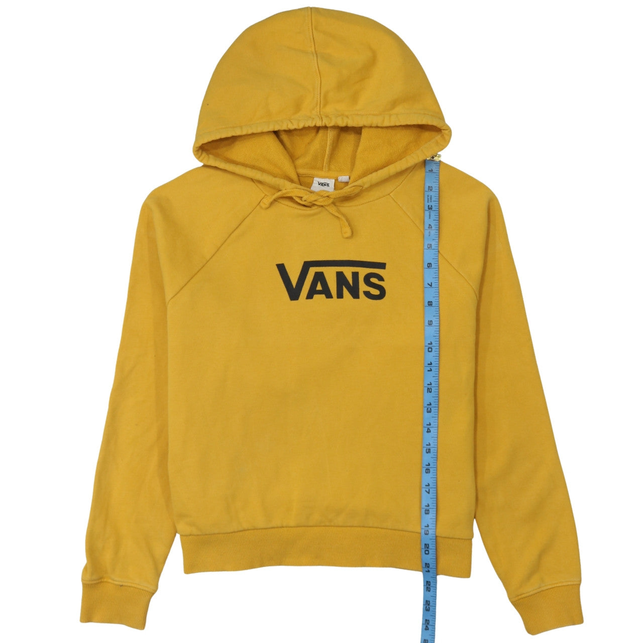 Womens UK Size M Vans Yellow Pullover Hoodie