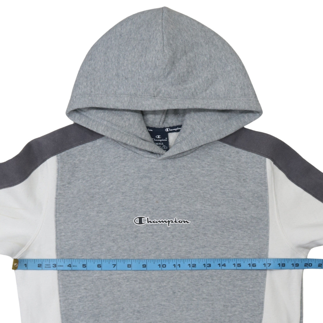 Mens UK Size S Champion Grey Pullover Hoodie