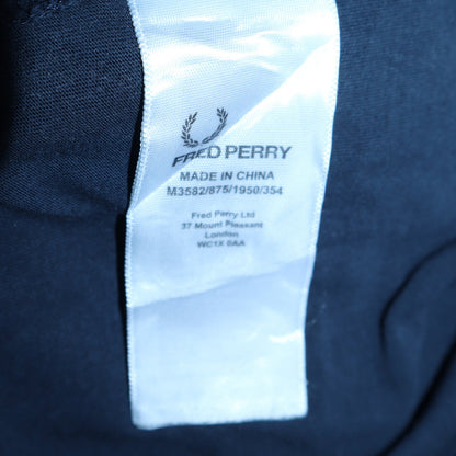 Fred Perry Men's Blue Cotton Crew Neck Sportswear T-Shirt M