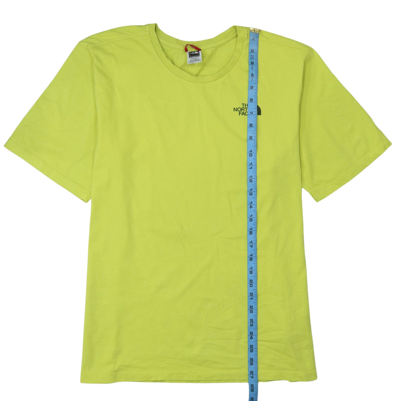 The North Face Women's Yellow Cotton Short Sleeve T-Shirt XL