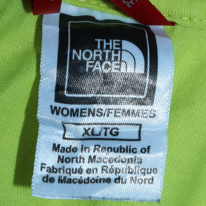The North Face Women's Yellow Cotton Short Sleeve T-Shirt XL